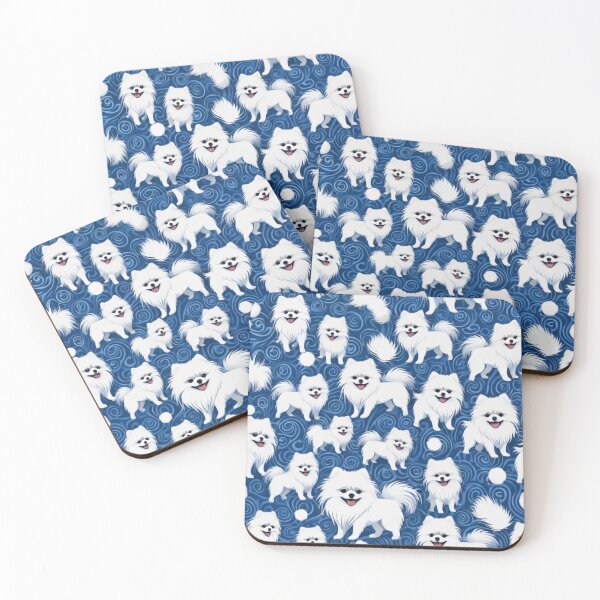 Item preview, White Pomeranian designed and sold by Wags & Tails.