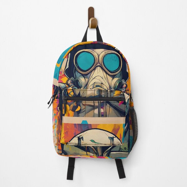Item preview, The soldier with his gas mask in graffiti designed and sold by PixelCraftDSG.