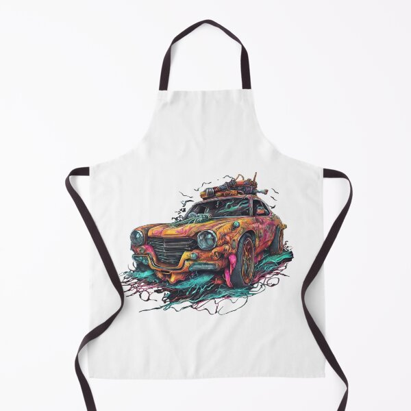 Item preview, Psychedelic Art Car | Colorful Retro Design | Artistic Automotive Art designed and sold by Epic--Art.