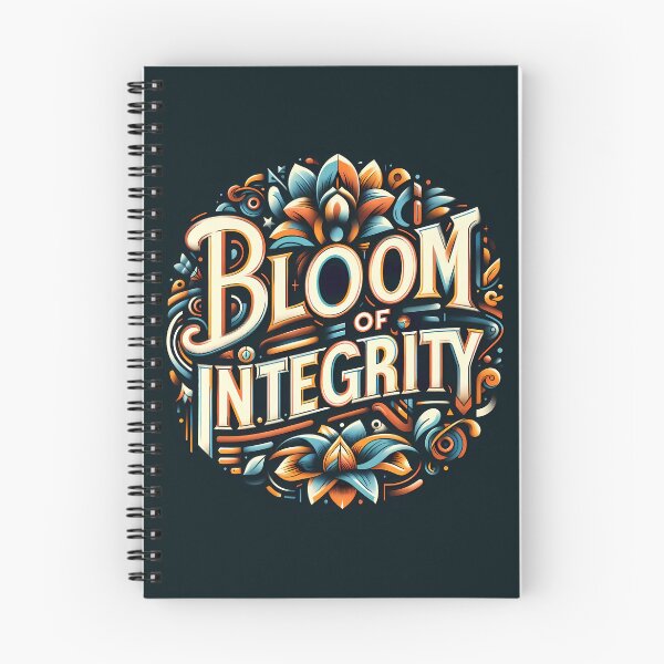 Item preview, Bloom of integrity, typography designed and sold by maxmaj.