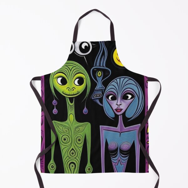 Item preview, Abstract Alien Couple Graffiti designed and sold by TheDarkWardrobe.