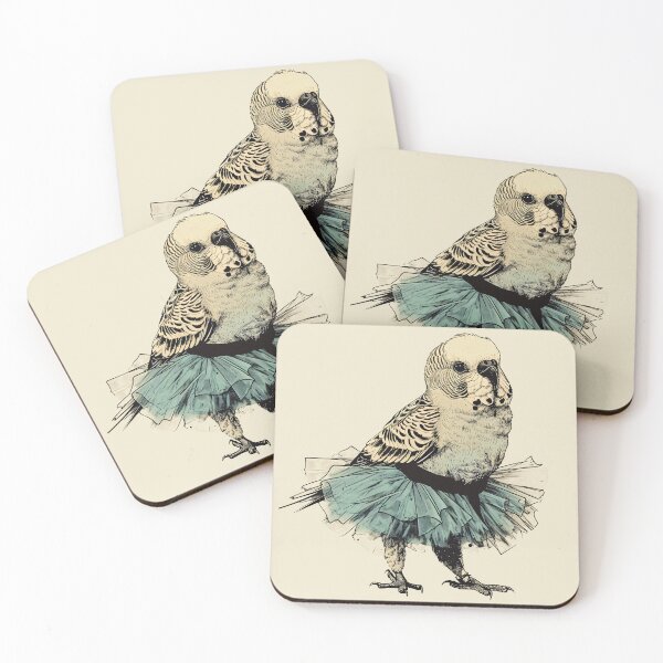 Item preview, Charming Budgie Ballet designed and sold by Stillness store.