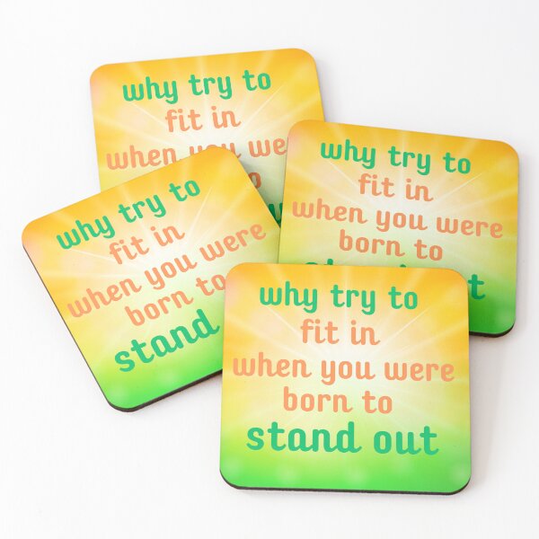 Item preview, Why Try To Fit in When You Were Born to Stand Out - Be Unapologetically You! designed and sold by RoooDesigns.