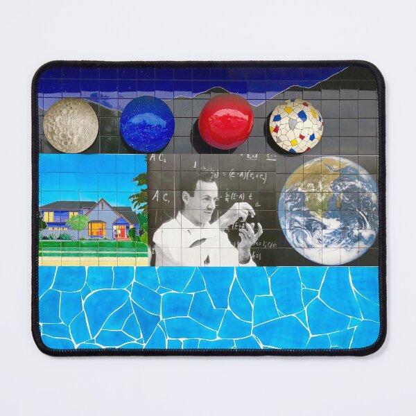 Item preview, Richard Feynman - Pasadena - mosaic  (variation) designed and sold by JonSteppenwolf.