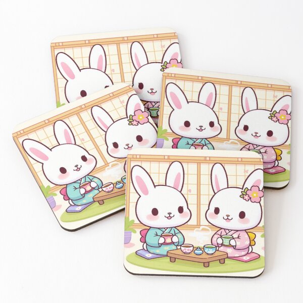 Item preview, Bunny Rabbit Tea Party 2 designed and sold by ClearNight.