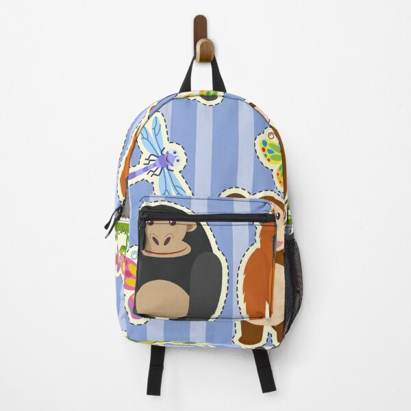 Item preview, Monkey Mischief: Sticker Design with Different Types of Monkeys" designed and sold by hjian8219.