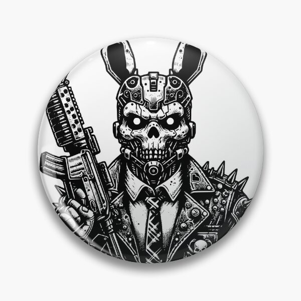 Item preview, Warcore Punkrock Goth Killer Cyborg Rabbit Weirdcore designed and sold by dreamsagellc.