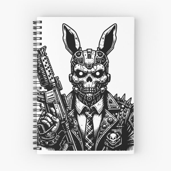 Item preview, Warcore Punkrock Goth Killer Cyborg Rabbit Weirdcore designed and sold by dreamsagellc.