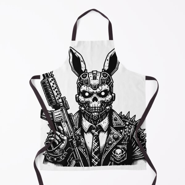 Item preview, Warcore Punkrock Goth Killer Cyborg Rabbit Weirdcore designed and sold by dreamsagellc.