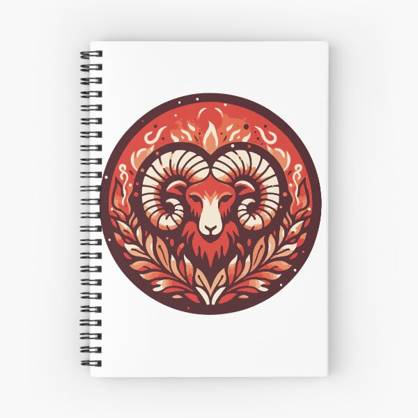 Item preview, Aries Zodiac Circular Design - Flat Style designed and sold by AstroJosh.