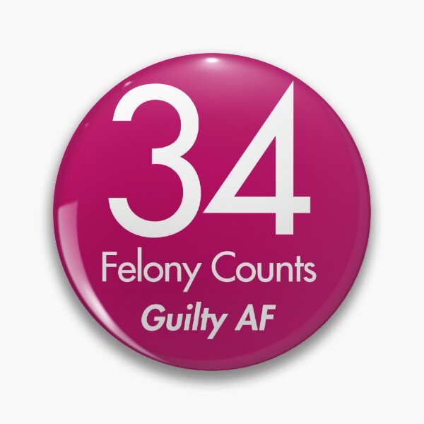 Item preview, tRump Guilty - 34 felony counts - Guilty AF (berry) designed and sold by Thelittlelord.