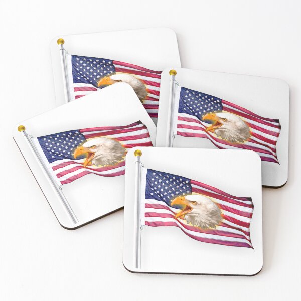 Item preview, us flag flying eagle designed and sold by LaughingProf.