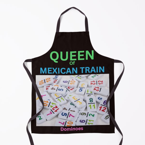 Item preview, Queen of mexican train dominoes designed and sold by seahorse crossing.
