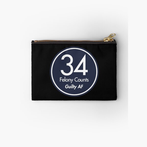 Item preview, tRump Guilty - 34 felony counts - Guilty AF (dark blue) designed and sold by Thelittlelord.