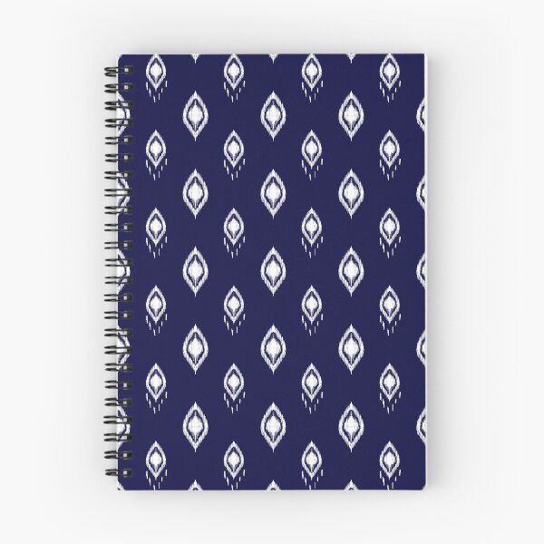 Item preview, Indigo ikat pattern designed and sold by Horizonie.