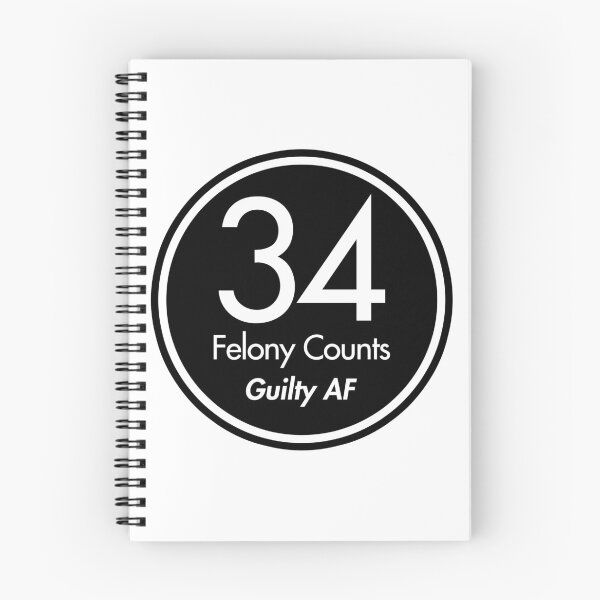 Item preview, tRump Guilty - 34 felony counts - Guilty AF (black) designed and sold by Thelittlelord.
