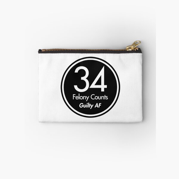 Item preview, tRump Guilty - 34 felony counts - Guilty AF (black) designed and sold by Thelittlelord.