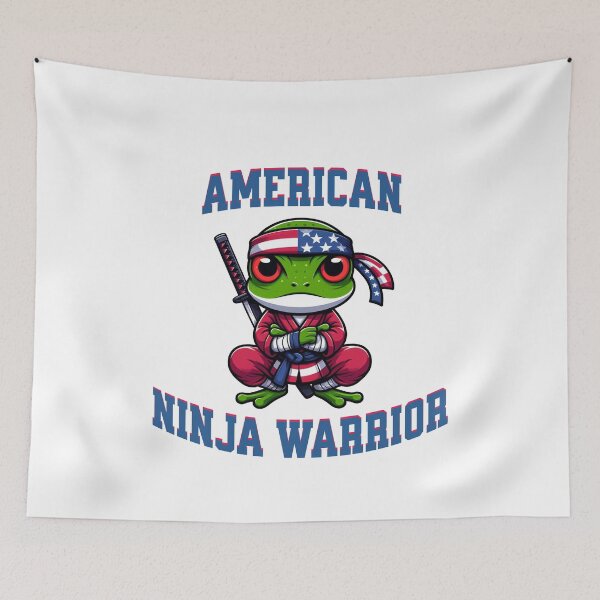 Item preview, american ninja warrior Frog designed and sold by LemuellTrends.