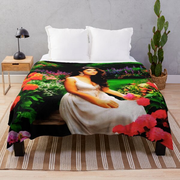 Item preview, Beautiful girl in a flower garden. designed and sold by Zofia Sosnecka.