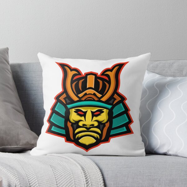 Item preview, Samurai Warrior Head Mascot designed and sold by patrimonio.