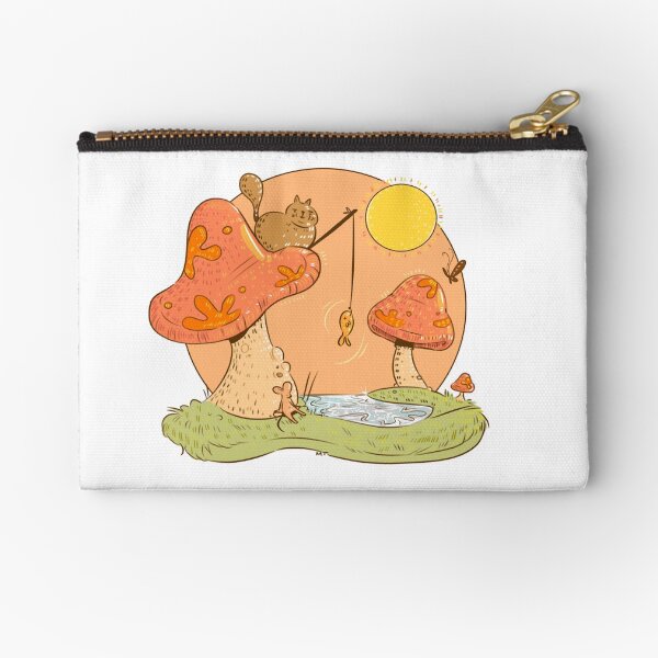 Item preview, Peaceful Mushroom-land Scene designed and sold by Mags T.