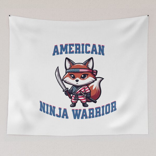 Item preview, american ninja warrior Fox designed and sold by LemuellTrends.