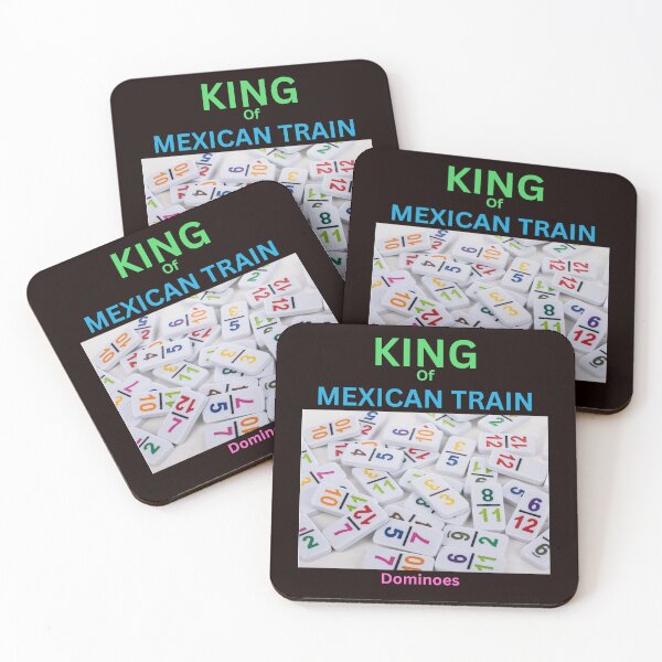 Item preview, King of mexican train dominoes designed and sold by seahorse crossing.