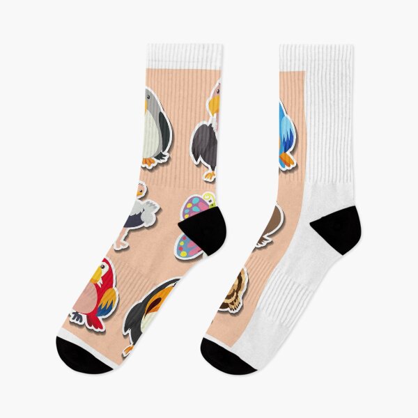 Item preview, "Feathered Friends: Sticker Design with Different Kinds of Birds" designed and sold by hjian8219.