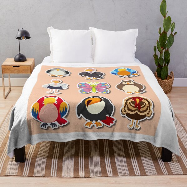 Item preview, "Feathered Friends: Sticker Design with Different Kinds of Birds" designed and sold by hjian8219.