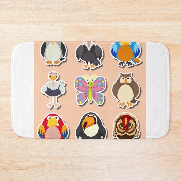 Item preview, "Feathered Friends: Sticker Design with Different Kinds of Birds" designed and sold by hjian8219.