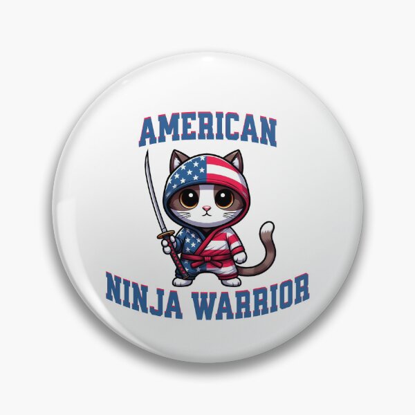 Item preview, american ninja warrior Cat designed and sold by LemuellTrends.