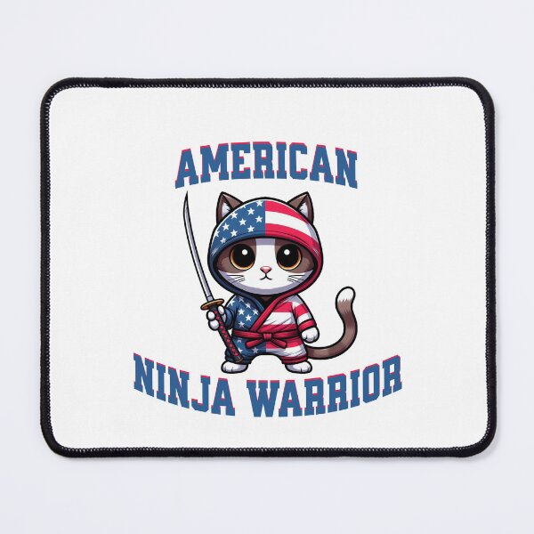 Item preview, american ninja warrior Cat designed and sold by LemuellTrends.