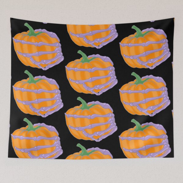 Item preview, Skeleton hands holding a pumpkin  designed and sold by Artistkhg.