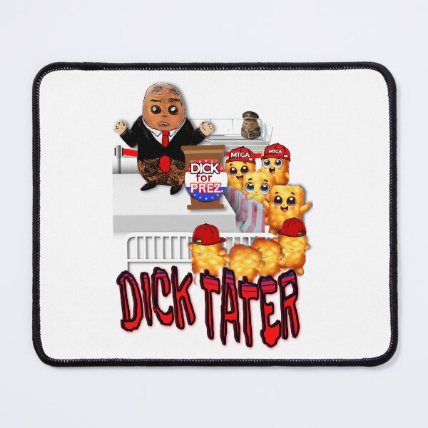 Item preview, Funny Potato Pun Dick Tater Politician Cartoon  designed and sold by FileStyle.
