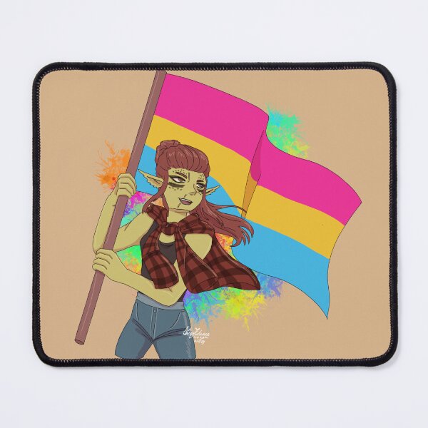 Item preview, Lae'zel Pride Art Pan Flag! designed and sold by ASweetLoveSong.
