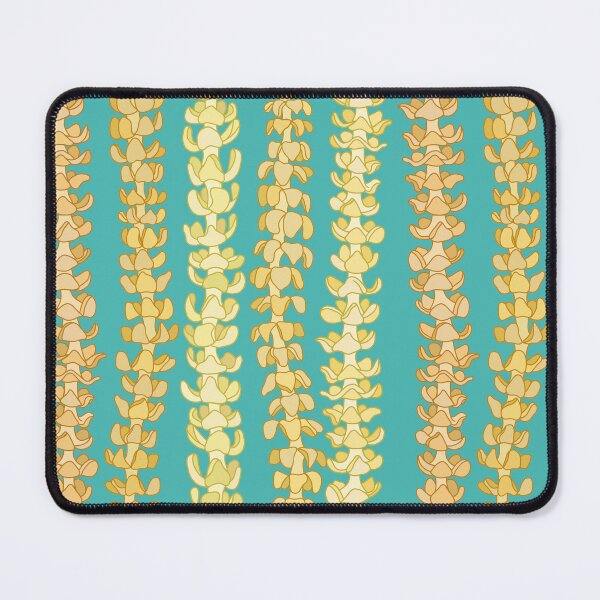 Item preview, Lots of Flower Lei on tropical blue designed and sold by Linda Maliuana.