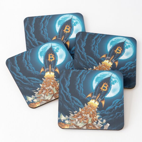 Item preview, bitcoin rocket designed and sold by metebf.