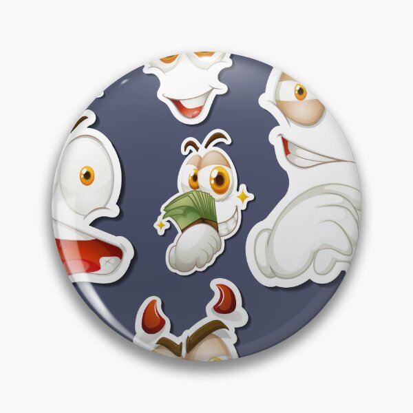 Item preview, Emoticon Expressions: Sticker Set with Different Facial Expression designed and sold by hjian8219.