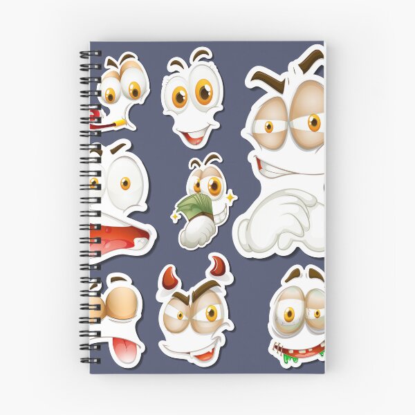Item preview, Emoticon Expressions: Sticker Set with Different Facial Expression designed and sold by hjian8219.