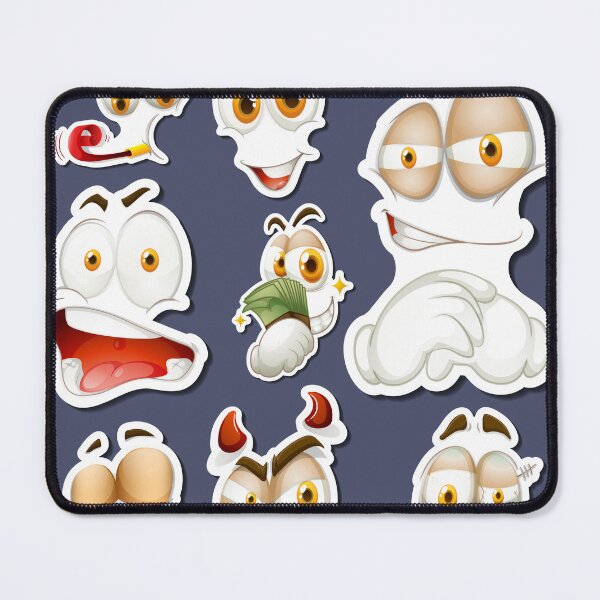 Item preview, Emoticon Expressions: Sticker Set with Different Facial Expression designed and sold by hjian8219.