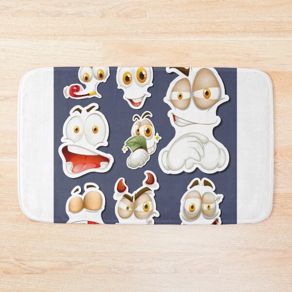 Item preview, Emoticon Expressions: Sticker Set with Different Facial Expression designed and sold by hjian8219.