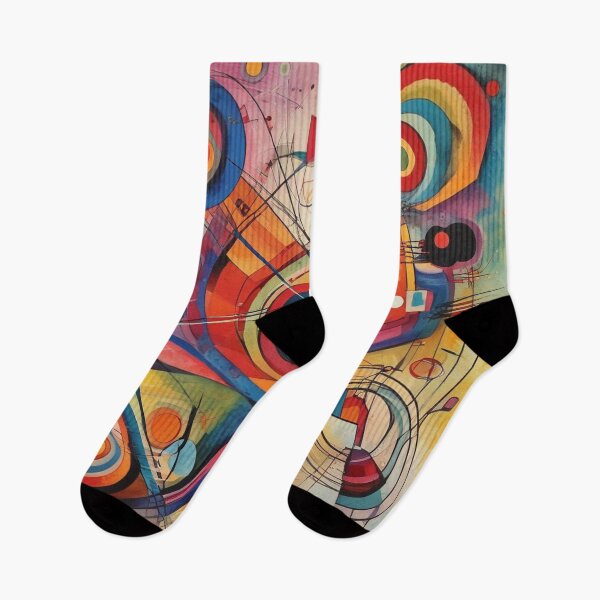 Item preview, Wassily Kandinsky Inspired Print designed and sold by PinUpPizzazz.