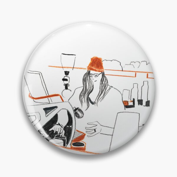 Item preview, woman making coffee designed and sold by minigold.