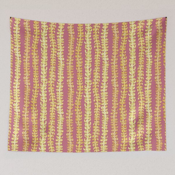 Item preview, Lots of Flower Lei on blush designed and sold by Linda Maliuana.