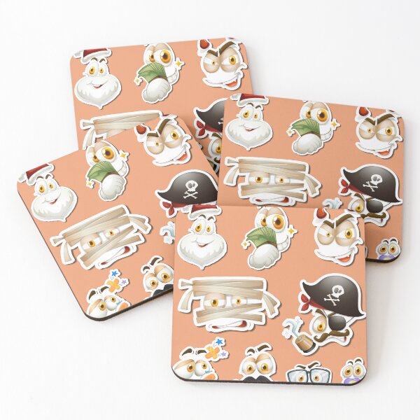Item preview, Character Parade: Sticker Design with a Variety of Characters" designed and sold by hjian8219.