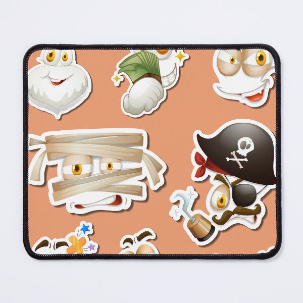 Item preview, Character Parade: Sticker Design with a Variety of Characters" designed and sold by hjian8219.