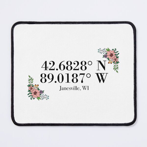 Item preview, Janesville, WI Coordinates designed and sold by mynameisliana.