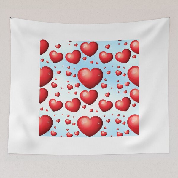 Item preview, Heartfelt Harmony: Seamless Hearts Pattern" designed and sold by hjian8219.