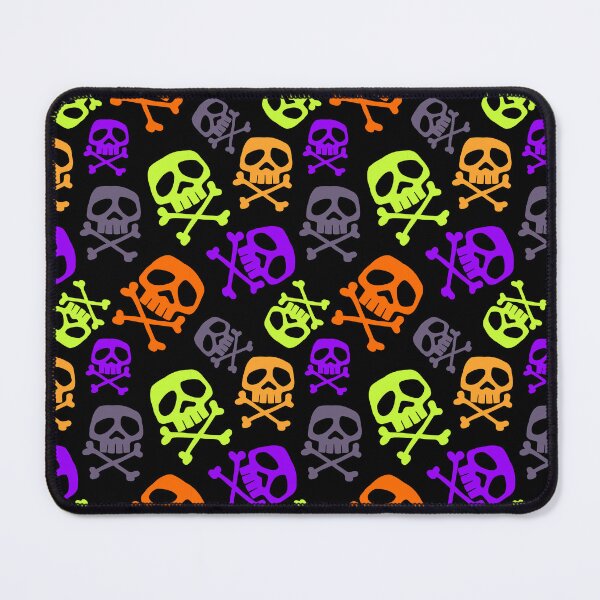 Item preview, Old School Punk Rock Skull Pattern: Halloween BLACK designed and sold by muskitt.