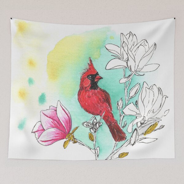 Item preview, cardenal en árbol de magnolia designed and sold by coconut ice cream.